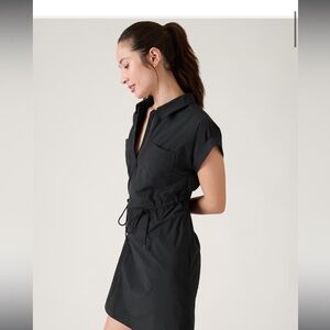 NWOT ATHLETA Topspin Dress  S Small | Black #534777